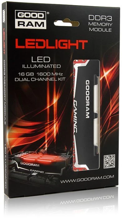 goodram LEDLight UDIMM 4GB, DDR3-2400, CL11-13-13-35