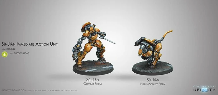 Corvus Belli Infinity - Yu Jing - Sù-Jiàn Immediate Action Unit