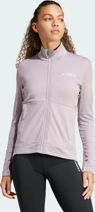 adidas Terrex Multi Light Fleece Jacke preloved fig (Damen)