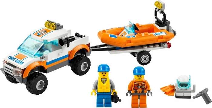 LEGO City Küstenwache - Küstenwachenfahrzeug mit Schlauchboot