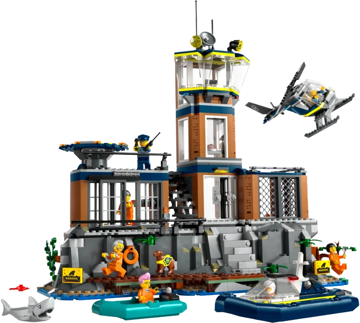 LEGO City - Polizeistation auf der Gefängnisinsel