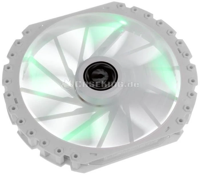 BitFenix Spectre Pro LED weiß/grün, 230mm