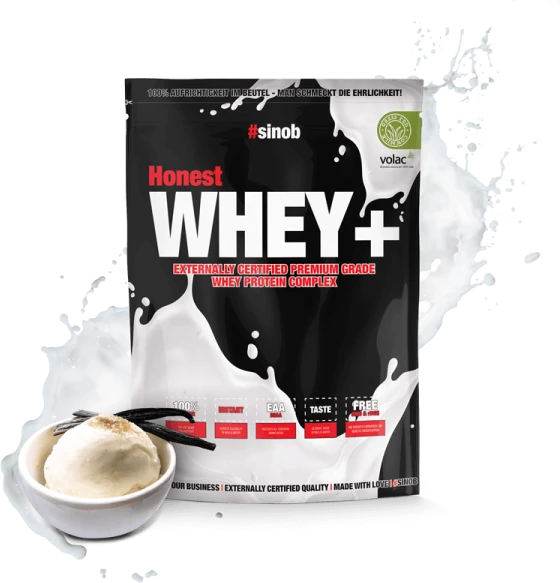 Sinob Honest Whey+ Erdbeer Shake 820g