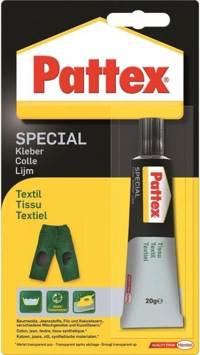 Pattex PXST1 Spezialkleber Textil, 20g