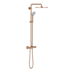 Grohe Euphoria System 310 Thermostat Duschsystem warm sunset gebürstet