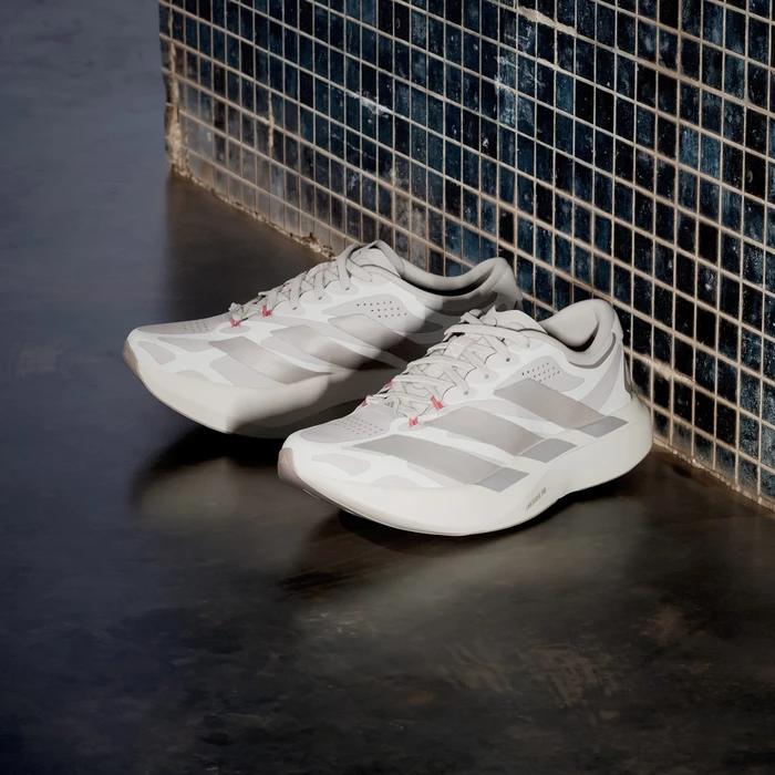 adidas Adizero EVO SL EXO cloud white/haze coral (Damen)