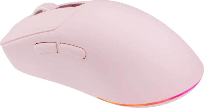 Epomaker Nex Lite Wireless Gaming Mouse mit Ladestation, rosa, USB/Bluetooth