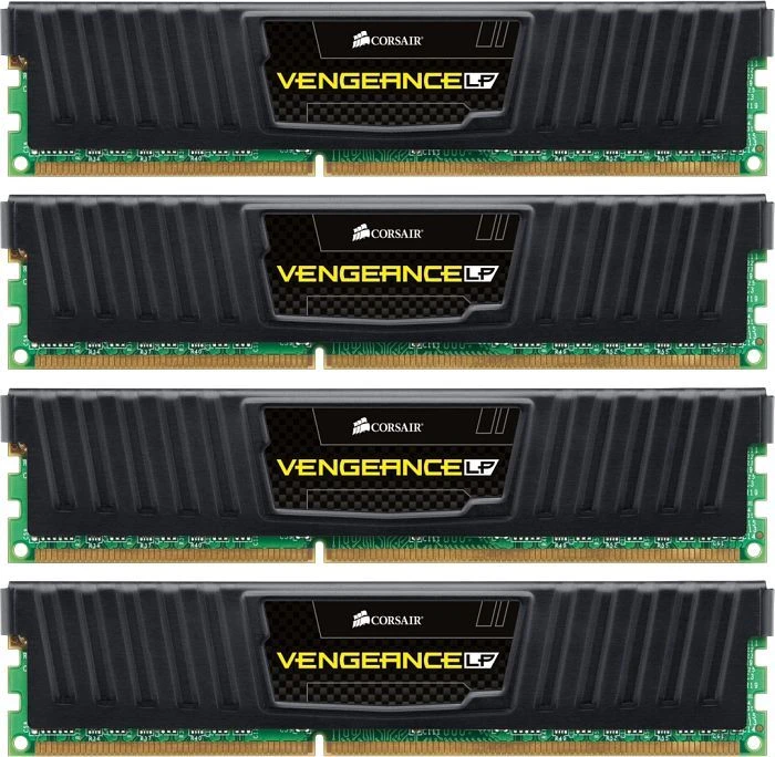 Corsair Vengeance LP schwarz UDIMM 32GB Kit, DDR3-1600, CL9-10-9-27