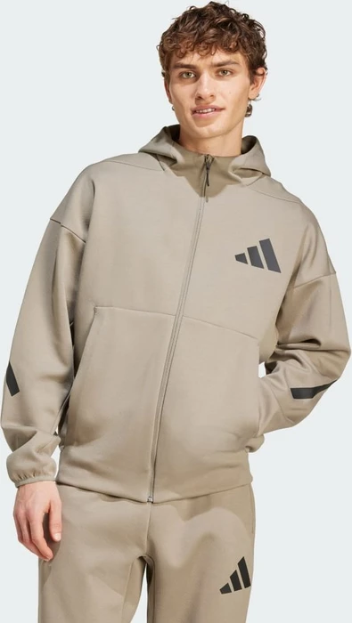 adidas Z.N.E. Zip Hoodie clay (Herren)