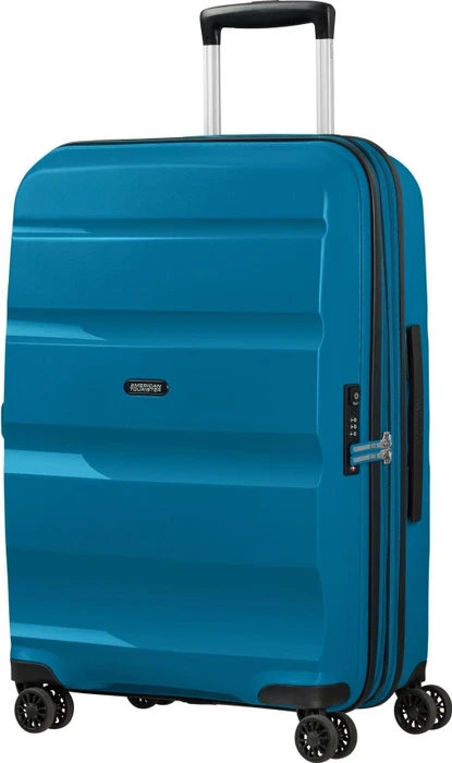 American Tourister Bon Air DLX Trolley mit 4 Rollen erweiterbar 66cm seaport blue