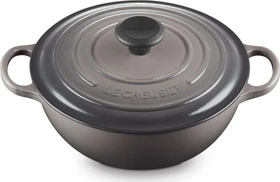 Le Creuset La Marmite Bräter aus Gusseisen rund 26cm 4.1l flint