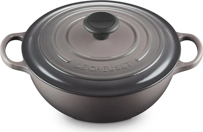 Le Creuset La Marmite Bräter aus Gusseisen rund 26cm 4.1l flint