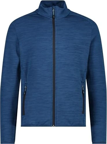 CMP Fleecestretch Jacke piombo melange/flame (Herren)