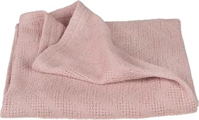 roba Lil' Planet Kuscheldecke Strickoptik rosa/mauve