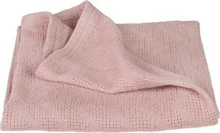roba Lil' Planet Kuscheldecke Strickoptik rosa/mauve