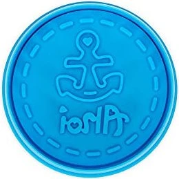 Städter Präge-Ausstecher mit Auswerfer Ahoi 6.5cm blau