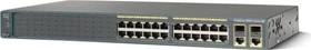 Cisco Catalyst 2960 LAN Lite Rackmount Managed Switch, 24x RJ-45, 2x RJ-45/SFP, 370W PoE (WS-C2960-24PC-S)