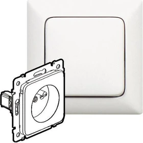 Legrand Creo Steckdose französischer Standard, ultraweiß