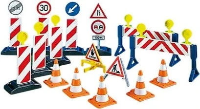playmobil City Action Baustellenschilder