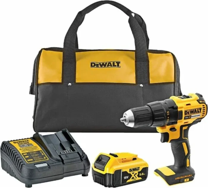 DeWalt DCD777P1 Akku-Bohrschrauber inkl. Tasche + Akku 5.0Ah