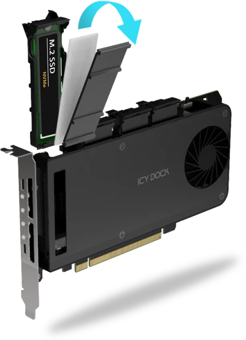 Icy Dock ExpressSlot Slide MB204MP-1B