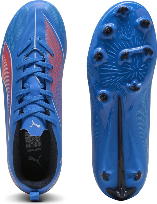 Puma Ultra 5 Play FG/AG ultra blue/puma white/glowing red (Junior)