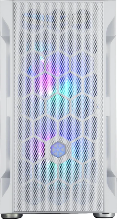 SilverStone Fara H1M Pro, weiß, Glasfenster
