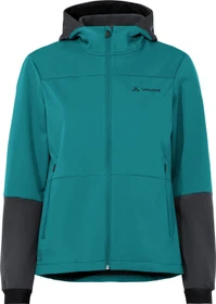 Vaude Qimsa Hooded Softshell Fahrradjacke fjord green (Damen)
