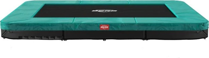 Berg Ultim Favorit InGround 280x190cm Bodentrampolin schwarz