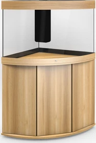 Juwel Trigon 190 LED Aquarium-Set mit Unterschrank, helles Holz/helles Holz, 190l