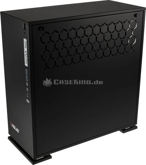 In Win 303i ASUS Edition, schwarz, Glasfenster