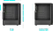 Gamdias Aura GC8, schwarz, Glasfenster Vorschaubild