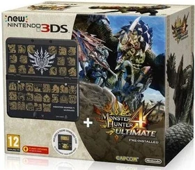Nintendo New 3DS Monster Hunter 4 Ultimate Bundle schwarz
