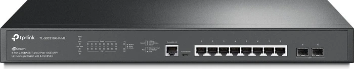 TP-Link SG3200 JetStream Rackmount 2.5G Managed Switch, 8x RJ-45, 2x SFP+, 240W PoE+
