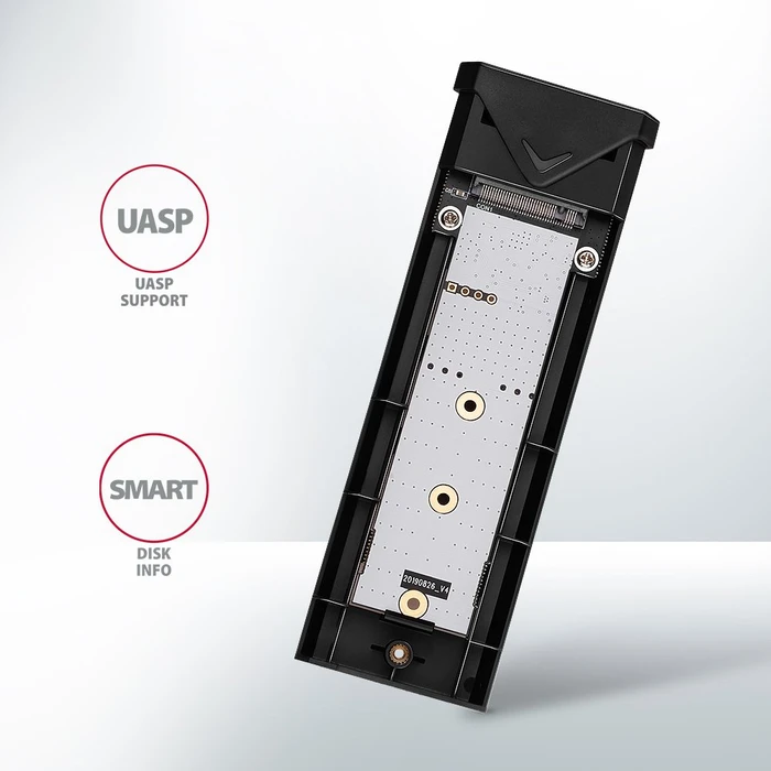 Axagon M.2 Festplattengehäuse, M.2 PCIe, USB-C 3.1