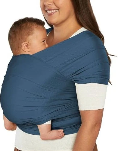 Ergobaby Aura Sustainable Knit Babytragetuch twilight navy, 490cm