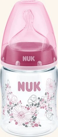NUK First Choice PA-Trinkflasche Silikon, 0+M, 150ml (verschiedene Farben)