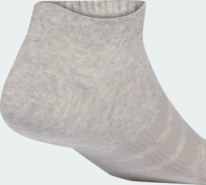 adidas Thin and Light Essentials Low Cut Socken medium grey heather/white/black, 3 Paare (KC9629) – Bild 3 von 4