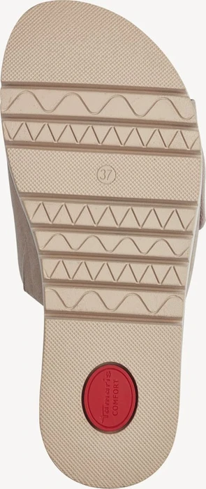 Tamaris Lederpantolette beige (Damen)