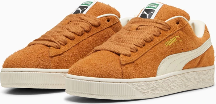 Puma Suede XL Hairy caramel latte/frosted ivory