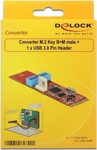 DeLOCK M.2 PCIe -> USB
