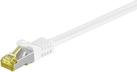 goobay Patchkabel, Cat7/Cat6a, S/FTP, RJ-45/RJ-45, 0.5m, weiß