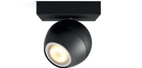 Philips Hue White Ambiance Buckram Erweiterung 1-flammig schwarz
