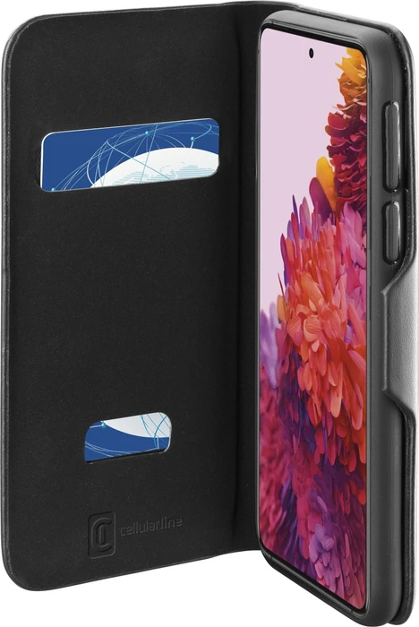 Cellularline Book Clutch für Samsung Galaxy S21 Ultra schwarz