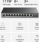 Mercusys Desktop Gigabit Switch, 8x RJ-45, 2x SFP, 111W PoE+ Vorschaubild