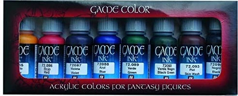 Vallejo Game Color Inks Farbset, 8-tlg.