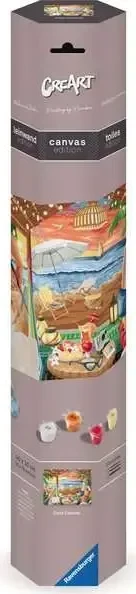 Ravensburger Malen nach Zahlen CreArt Leinwand Gemütliche Strandhütte