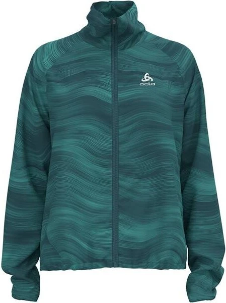 Odlo Zeroweight AOP Funktionsjacke jaded/graphic ss21 (Damen)