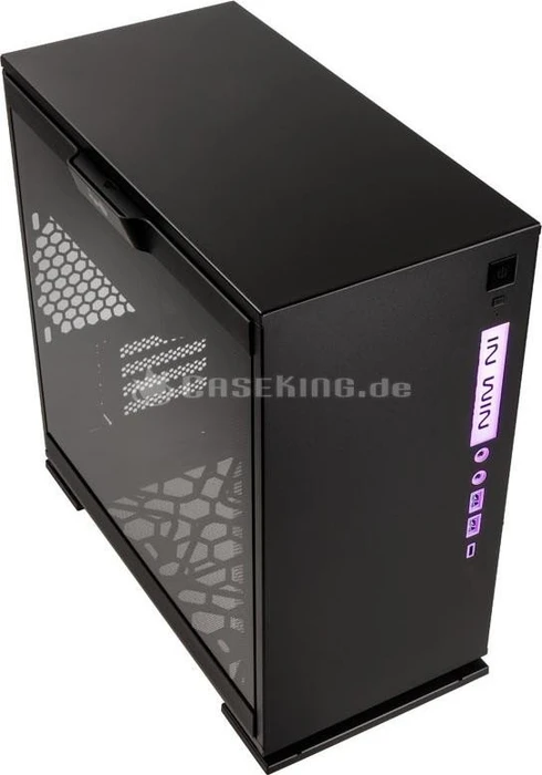 In Win 301C, schwarz, Glasfenster