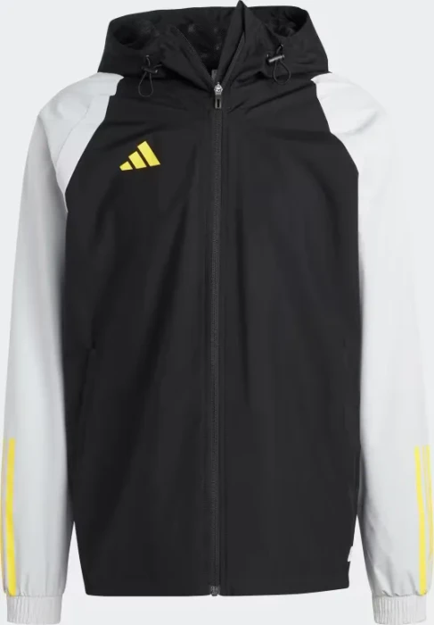 adidas Tiro 23 Competition All-Weather Jacke black/team light grey/impact yellow (Herren)